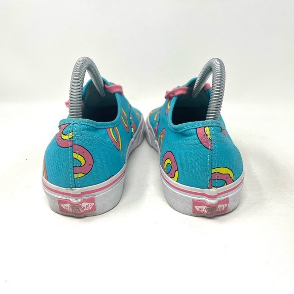 Vans Off the Wall Low Top Lace Up Sneaker “Odd Future” Blue Donuts Womens 8 - Picture 6 of 8